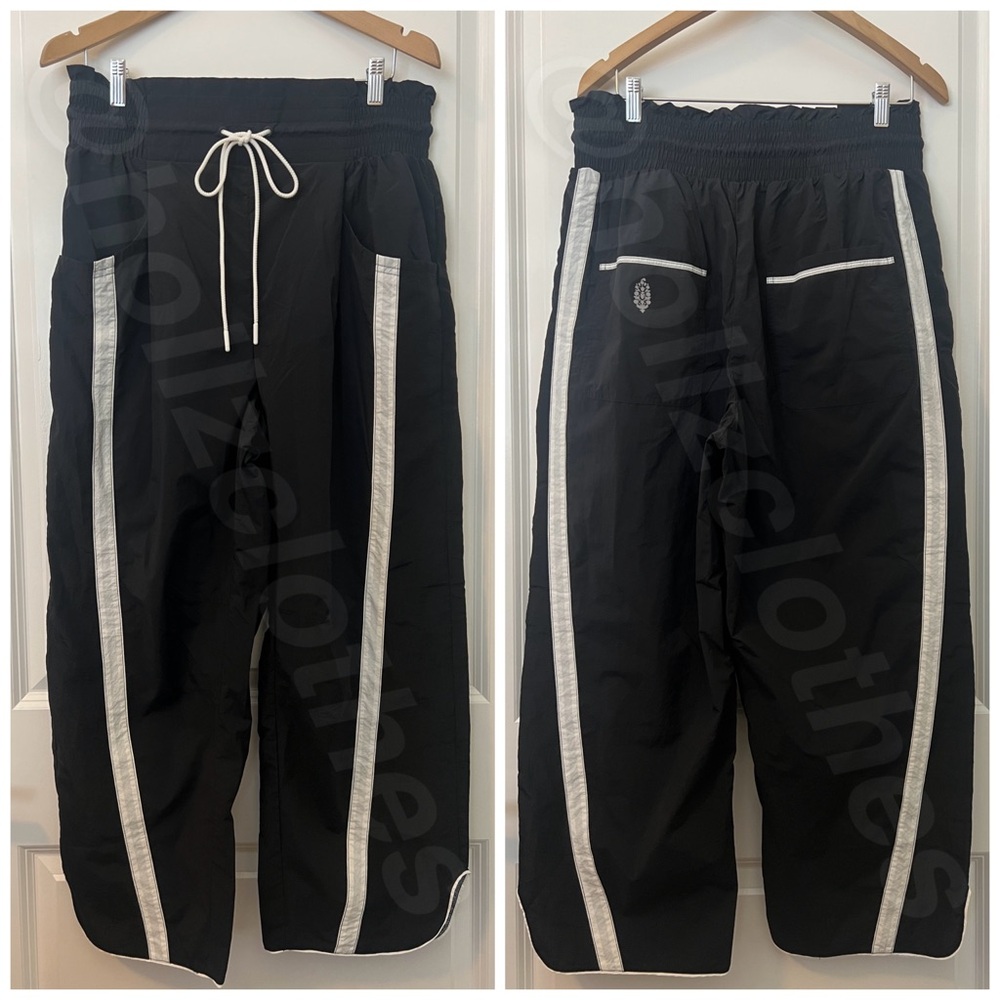 ❌SOLD❌ NWOT Free People Champ Is Here Pants Black ❌SOLD❌ - Picture 4 of 12